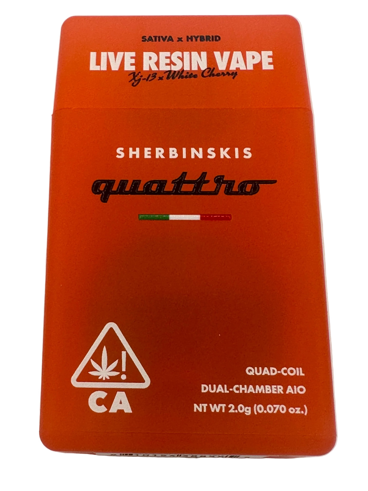 Sherbinskis Quattro Live Resin Vapes